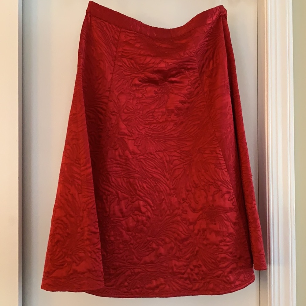 French Connection Red Skirt, size 4